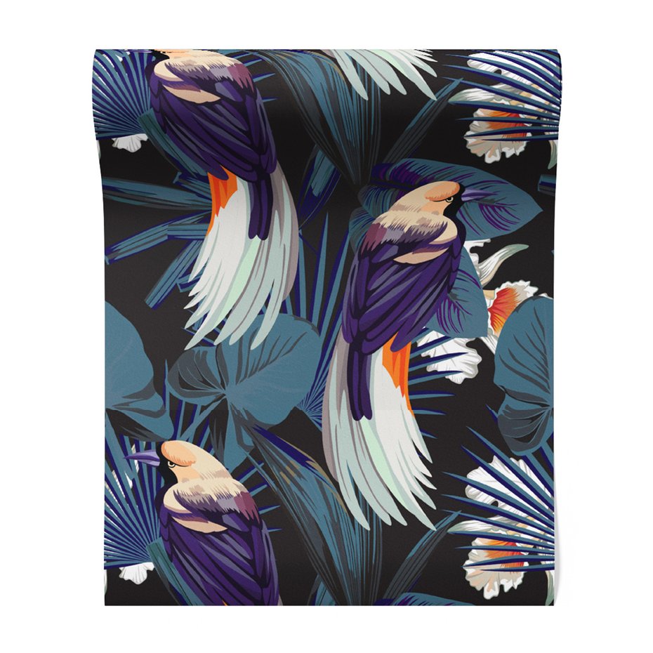 Tapeta - ptaki, liście, natura