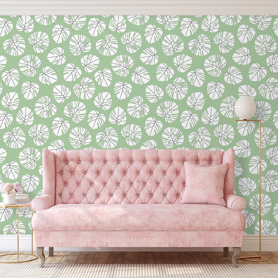 Tapeta - liście, monstera, natura