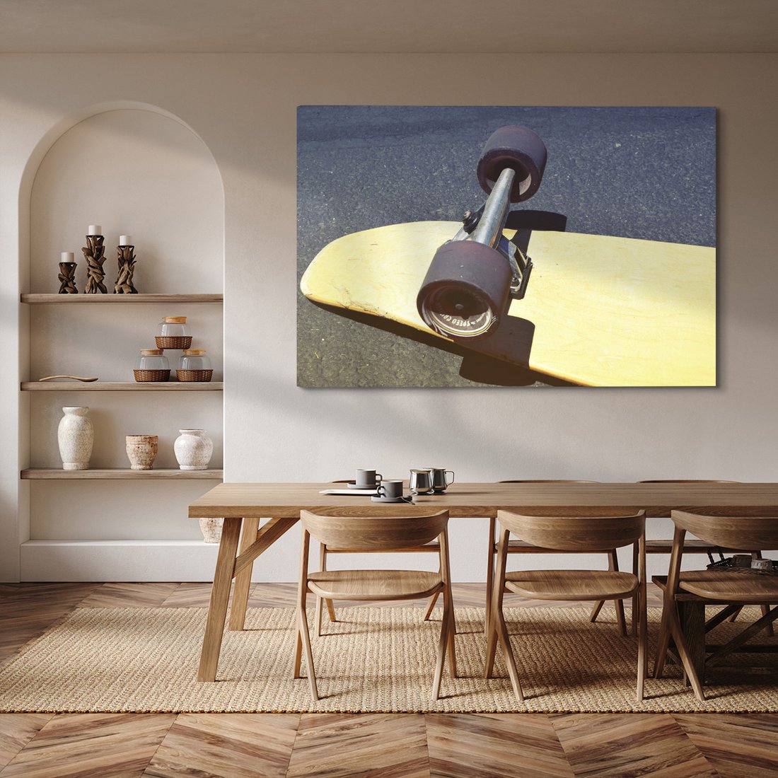 Obraz na płótnie - deskorolka, kółka, sport