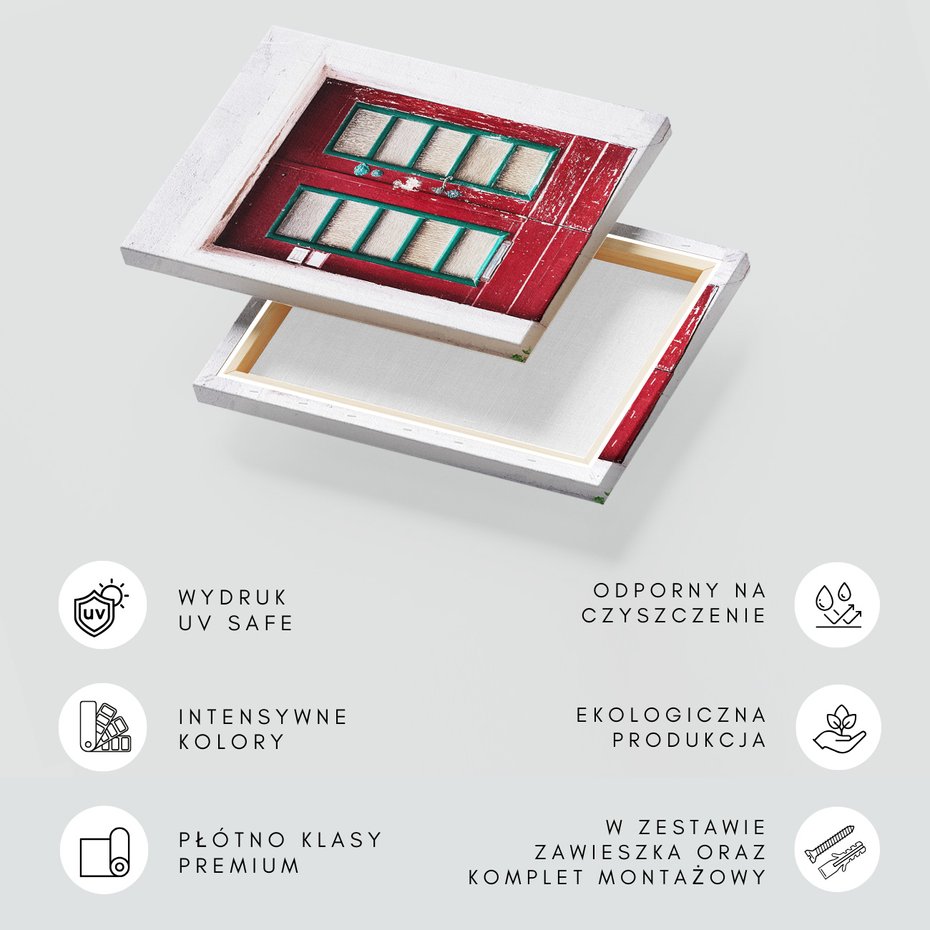 Obraz na płótnie - drzwi, fasada, wejście