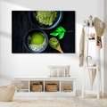 Obraz na płótnie - matcha, herbata, napój