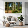 Obraz na płótnie - las, drzewa, natura