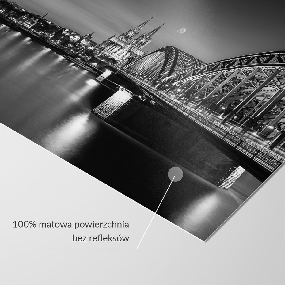 Fototapeta - Kolonia, most, noc