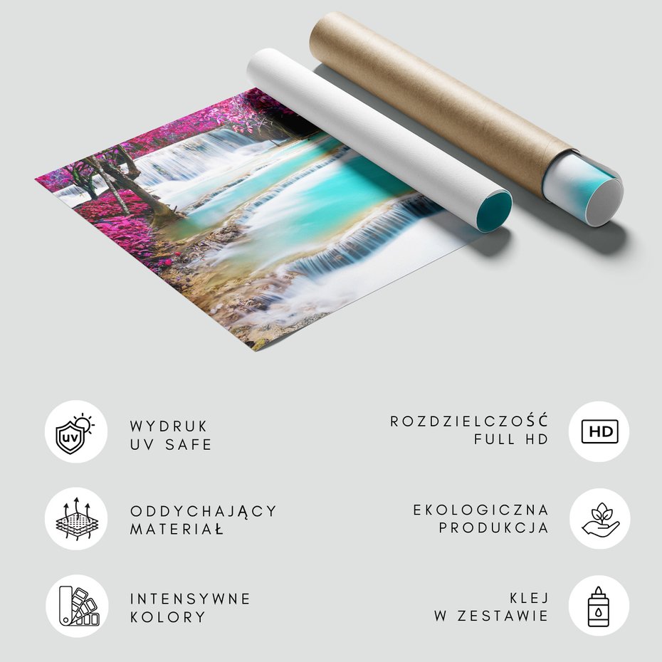 Fototapeta - wodospad, natura, woda