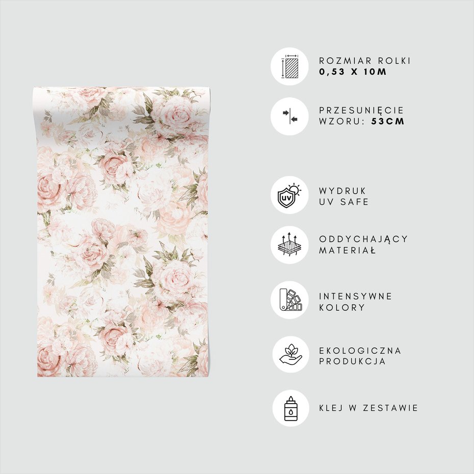 Tapeta - kwiaty, róże, liście