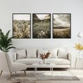 Zestaw obrazy w ramie, plakaty - krajobraz, natura, góry - rama czarna