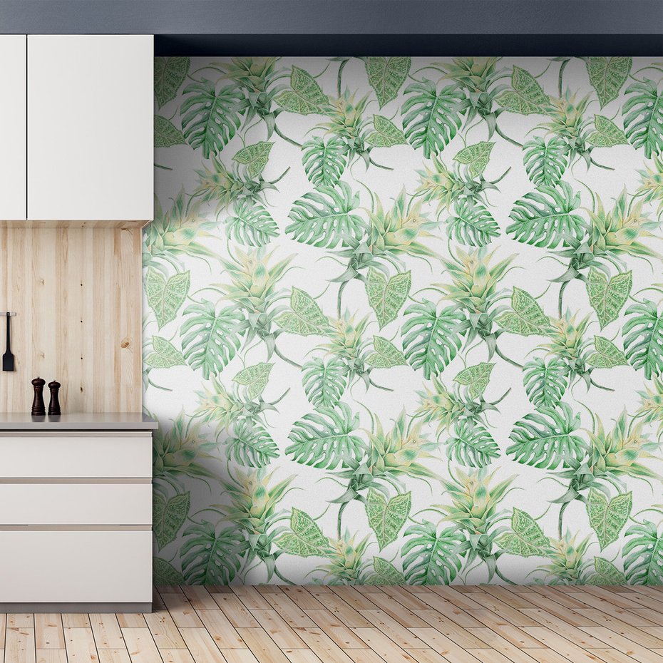 Tapeta - liście, rośliny, bromelia