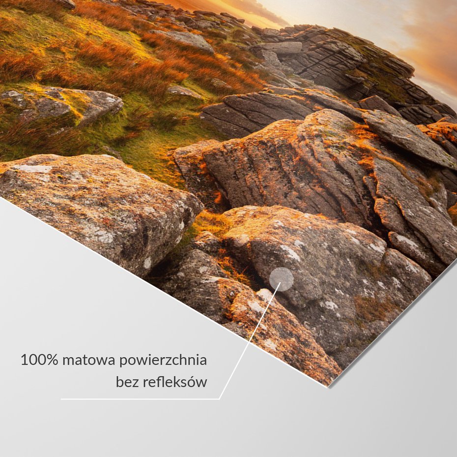 Fototapeta - krajobraz, skały, zachód słońca