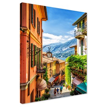 Obraz na płótnie - miasto, uliczka, budynki