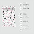 Tapeta - dziecięca, panda, serca, korony