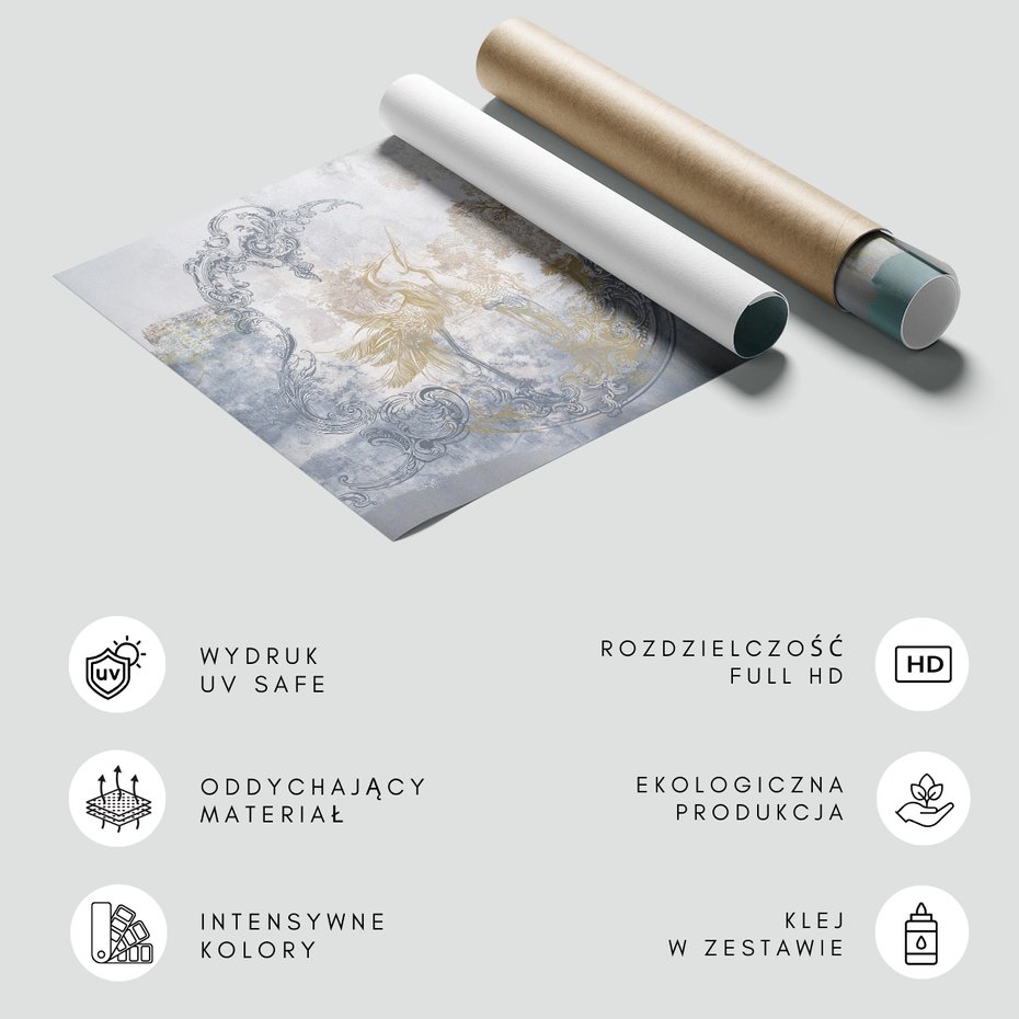 Fototapeta - loft, ornamenty, vintage