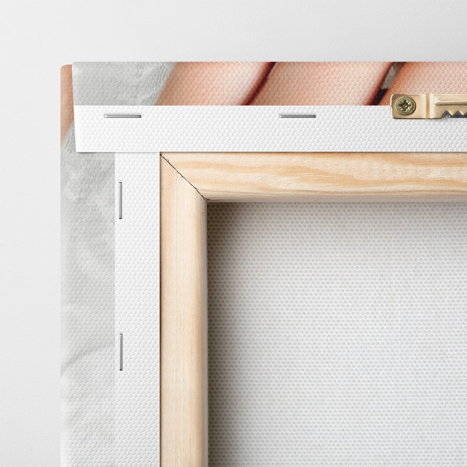 Obraz na płótnie - manicure, paznokcie, kwiaty