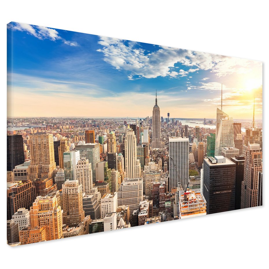 Obraz na płótnie - miasto, budynki, panorama