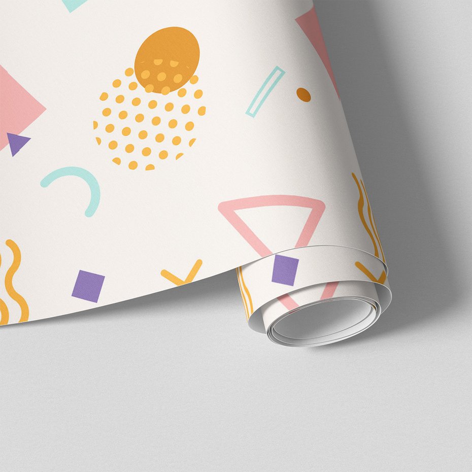 Tapeta - kształty, geometria, wzór