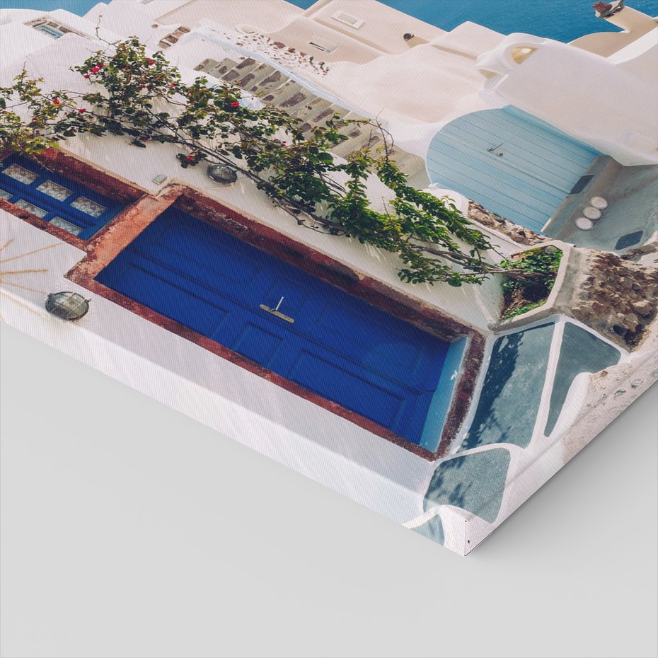 Obraz na płótnie - Santorini, Grecja, morze