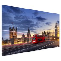 Obraz na płótnie - Londyn, autobus, Big Ben