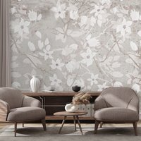 Fototapeta - loft, kwiaty, łąka