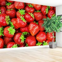 Fototapeta - truskawki, owoce, czerwone