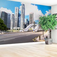 Fototapeta - miasto, most, budynki