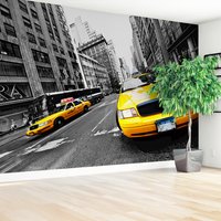 Fototapeta - taksówka, miasto, ulica