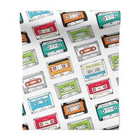 Tapeta - kasety, muzyka, retro