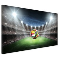 Obraz na płótnie - piłka nożna, stadion, sport