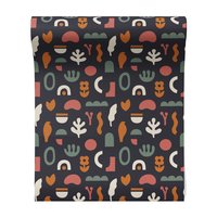 Tapeta - liście, kształty, abstrakcja