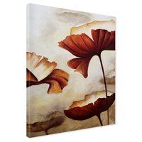 Obraz na płótnie - kwiaty, abstrakcja, płatki