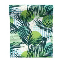 Tapeta - liście, geometria, abstrakcja