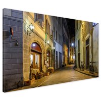 Obraz na płótnie - ulica, noc, miasto