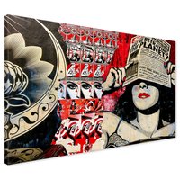 Obraz na płótnie - graffiti, kolaż, sztuka uliczna