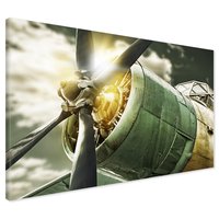 Obraz na płótnie - samolot, silnik, śmigło