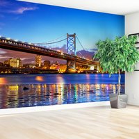 Fototapeta - most, miasto, noc