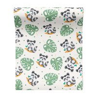 Tapeta - dziecięca, szop, liście