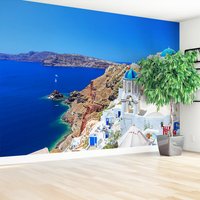 Fototapeta - Santorini, Grecja, morze