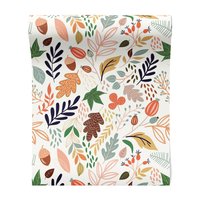 Tapeta - liście, żołędzie, owoce