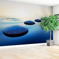 Fototapeta - kamienie, woda, spokój