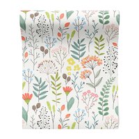 Tapeta - kwiaty, liście, gałązki