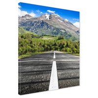 Obraz na płótnie - góry, droga, krajobraz
