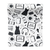 Tapeta - zakupy, moda, pieniądze