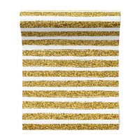 Tapeta - linie, złoto, brokat