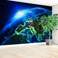 Fototapeta - ziemia, kosmos, światło