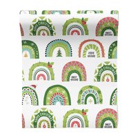 Tapeta - dziecięca, tęcza, święta, choinka