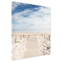 Obraz na płótnie - plaża, morze, piasek