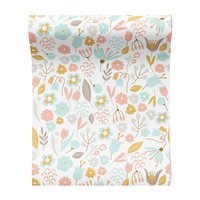 Tapeta - kwiaty, liście, pastel,