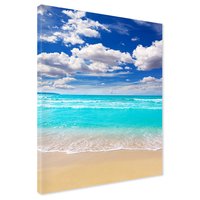 Obraz na płótnie - plaża, morze, piasek