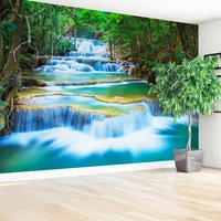 Fototapeta - wodospad, las, natura