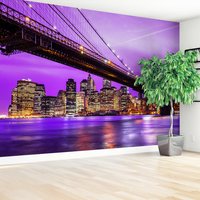 Fototapeta - most, miasto, noc