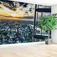 Fototapeta - miasto, panorama, okno