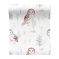 Tapeta - sowa, las, gałązka